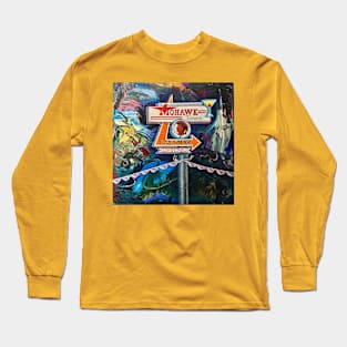 Abstract Neon Landmark Series: Mohawk Tavern Long Sleeve T-Shirt